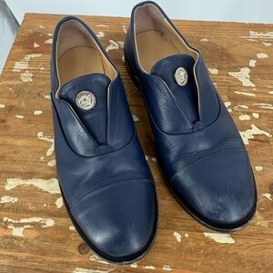 Versace Kids Shoes in Navy Blue